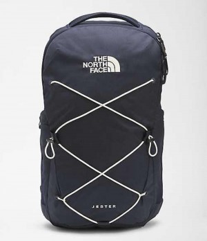 Backpacks The North Face Jester Niña Azul Marino Blancas | 4120956-PE