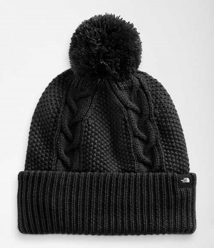 Gorro The North Face Cable Minna Mujer Negras | 5420316-ZT