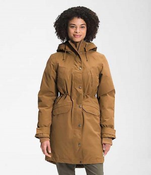 Parka The North Face Snow Down Mujer Marrones | 8074513-JL