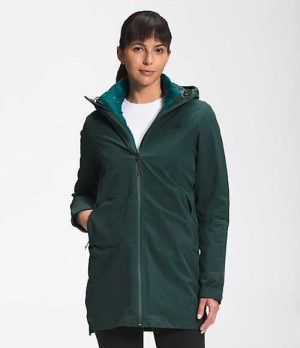Parka The North Face ThermoBall™ Eco Mujer Verde Oscuro | 6204587-KE