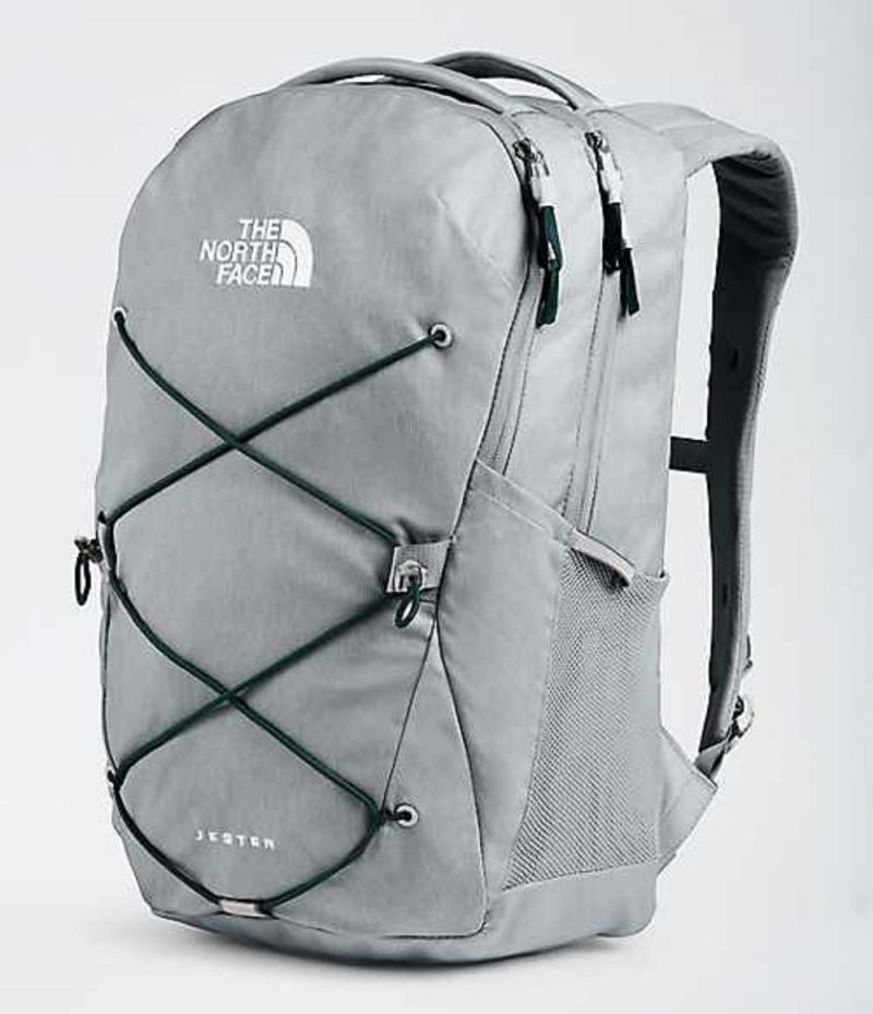 Backpacks The North Face Jester Niña Gris Verde | 4390861-ZB