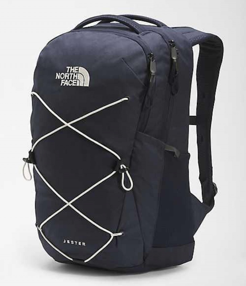 Backpacks The North Face Jester Niño Azul Marino Blancas | 4523196-KP